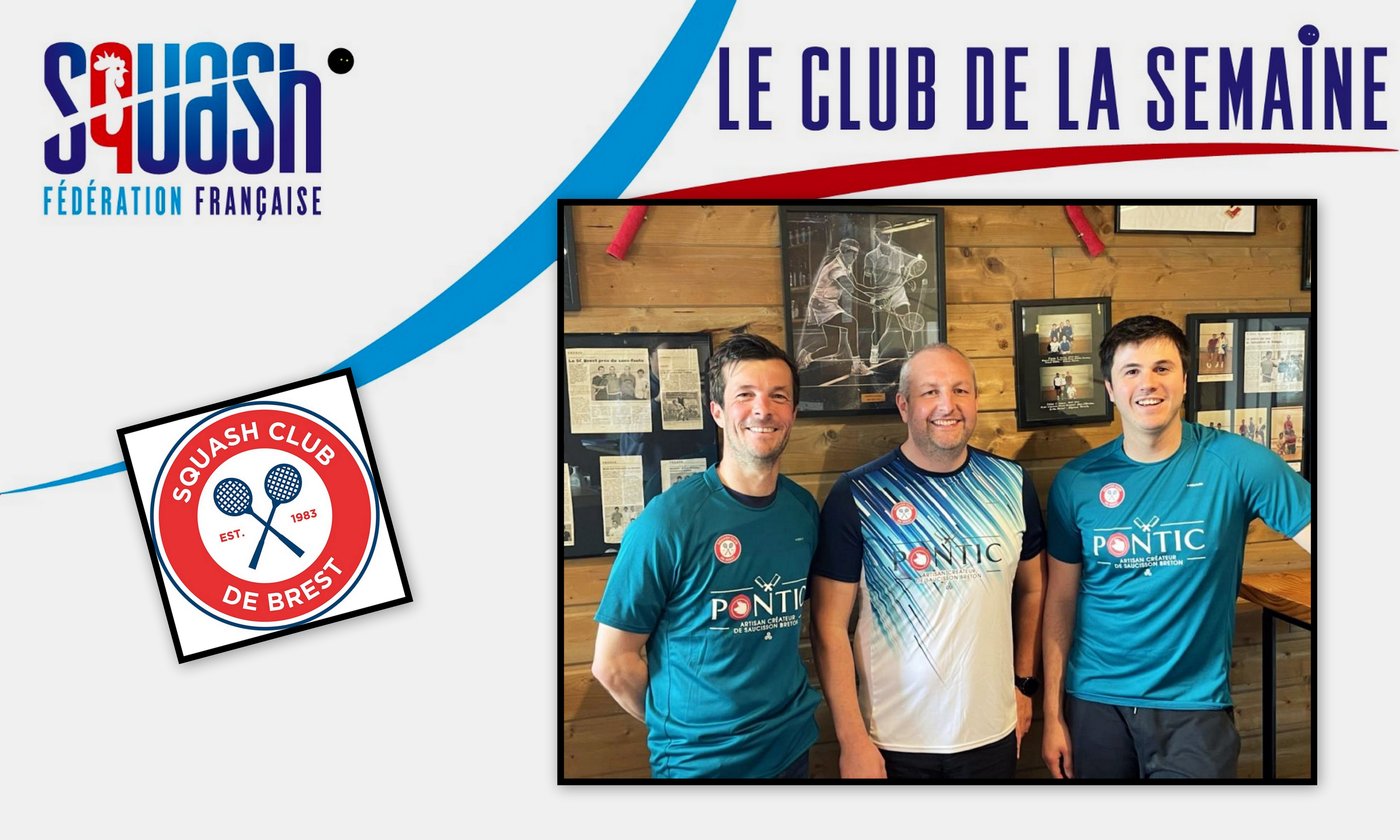 LE CLUB DE LA SEMAINE : SQUASH CLUB DE BREST